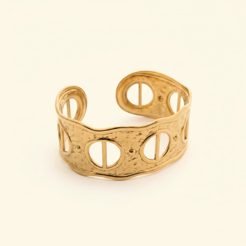 Urban Ember Textured Cutout Cuff