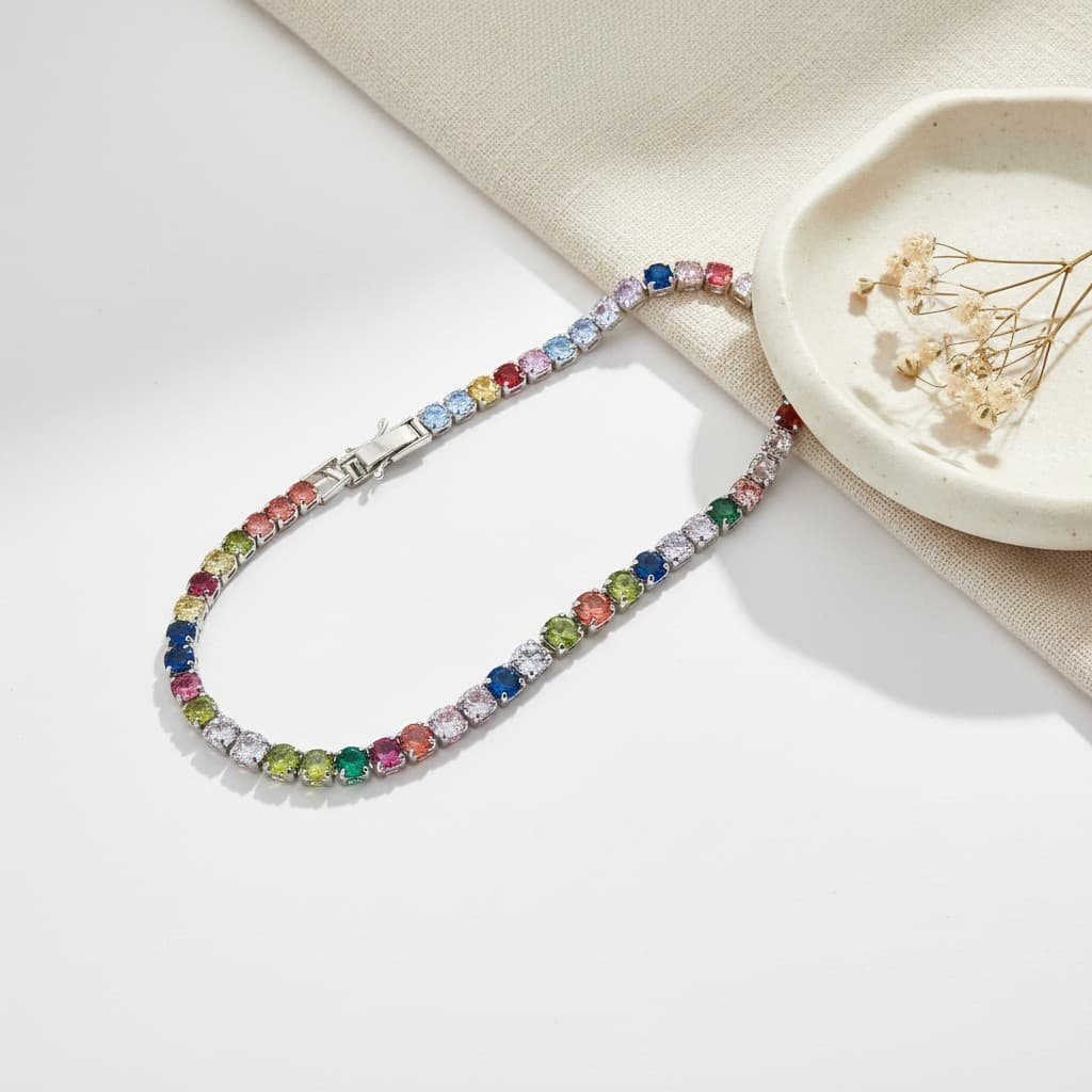 Radiant Spectrum Tennis Bracelet
