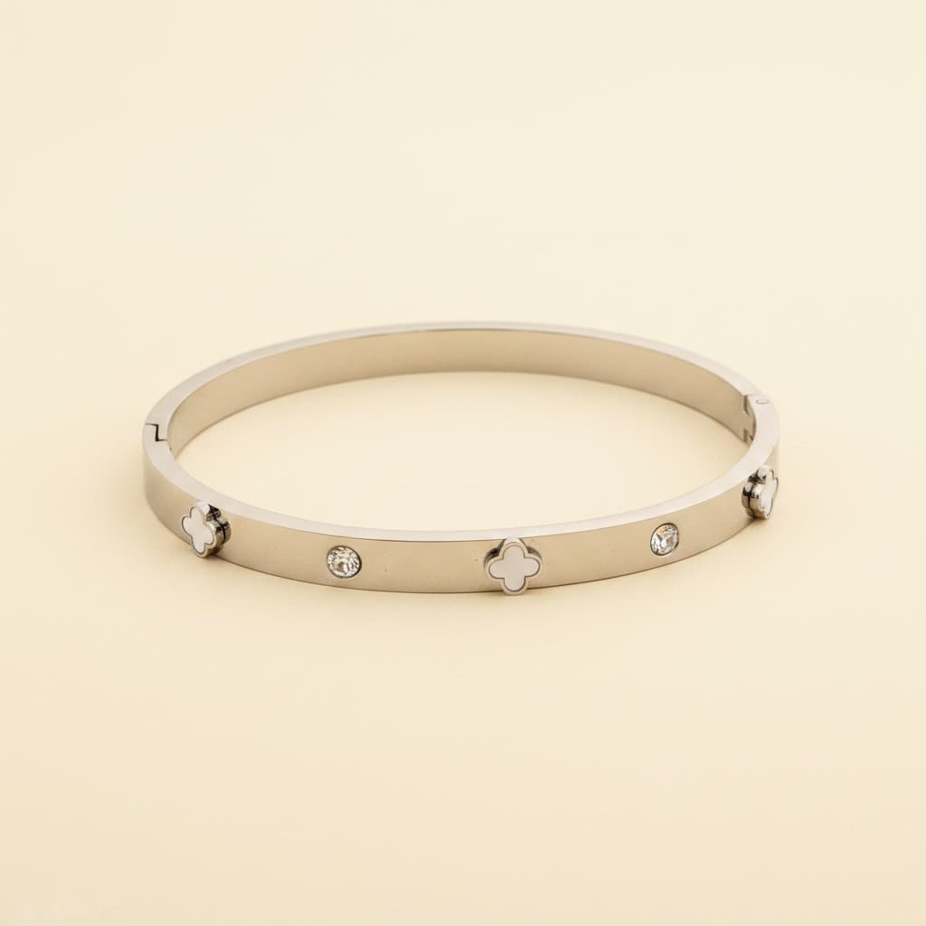 Clover Sparkle Bangle