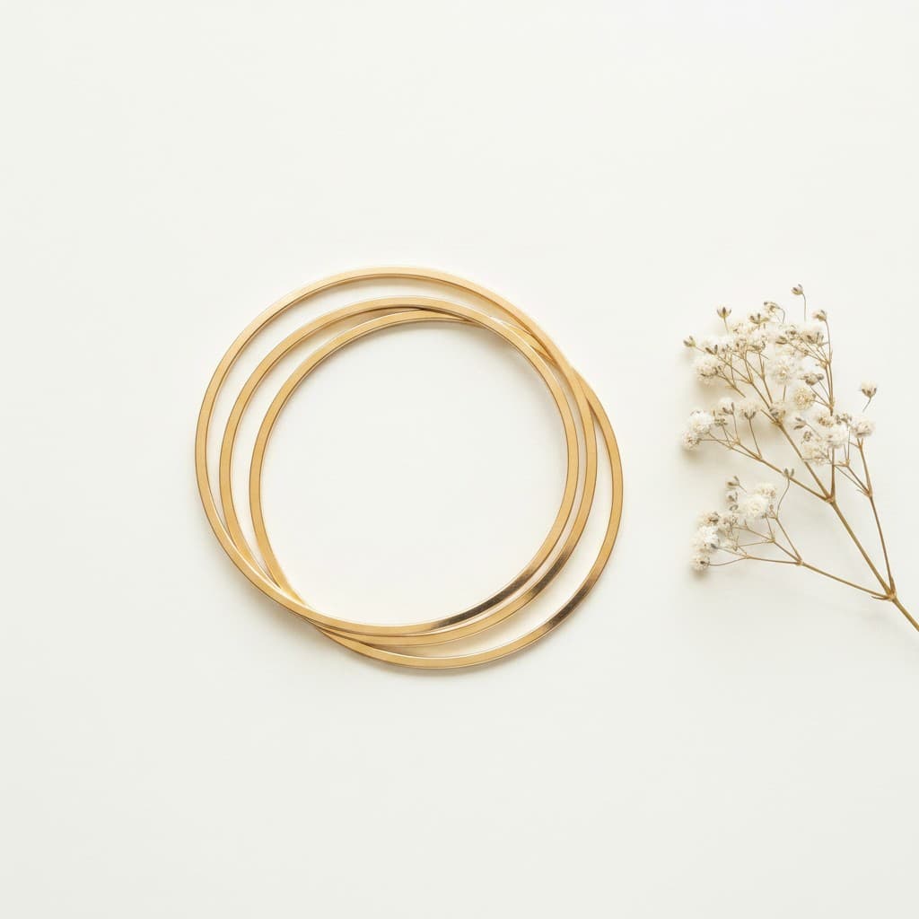 Serene Solid Stacking Bangle Set