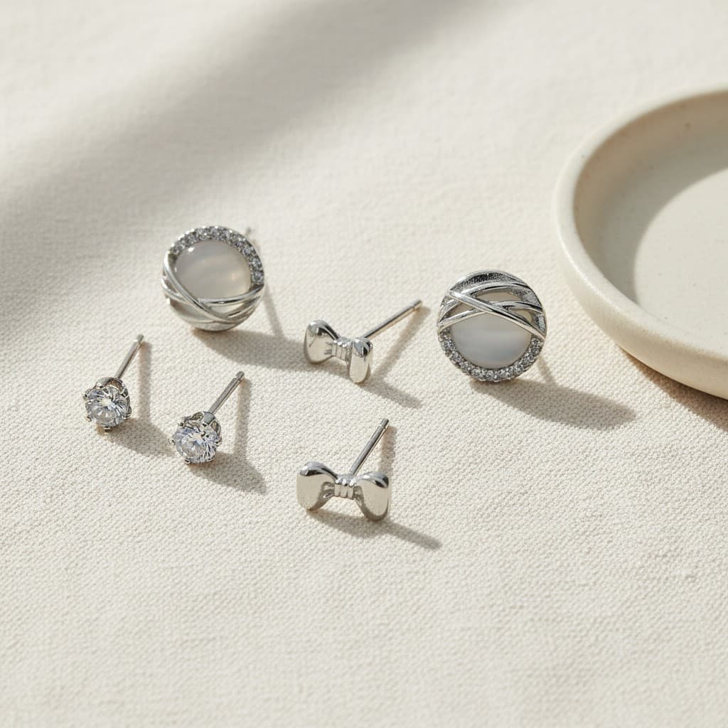 Elegance in Harmony – Premium Stud Earrings Set