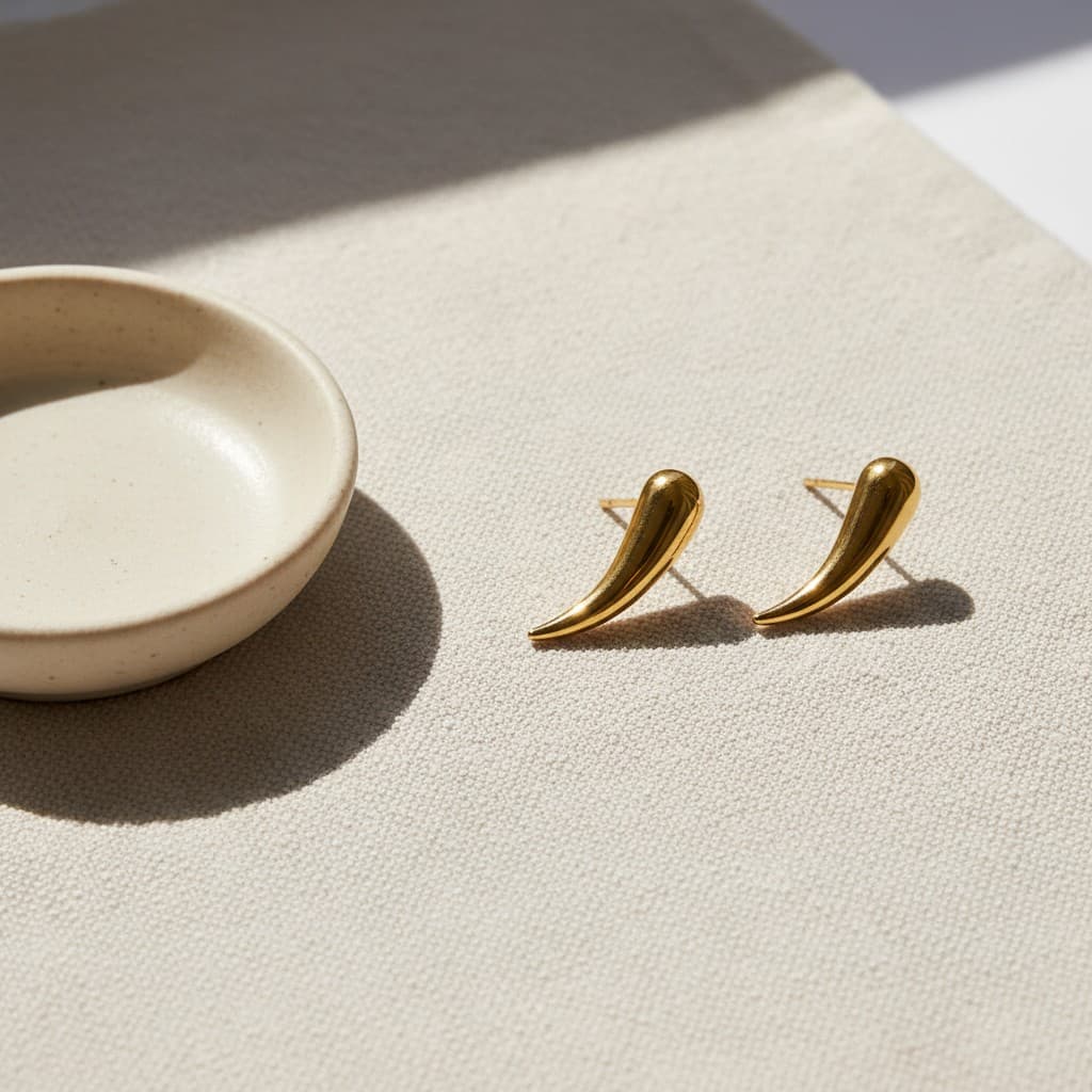 Sleek Cascade Studs