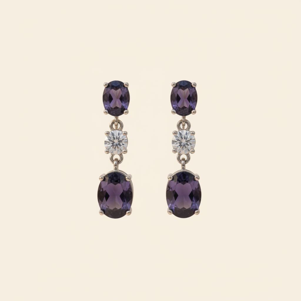 Tanzanite Drops Earrings