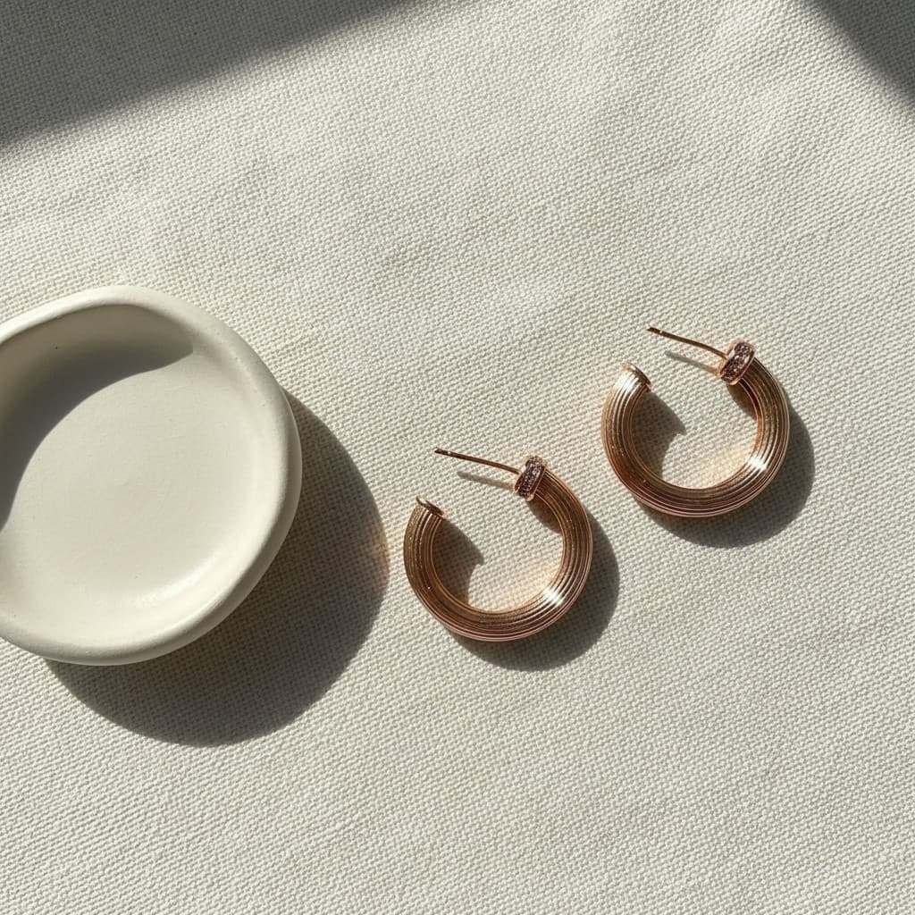 Luxe Crescent Hoops