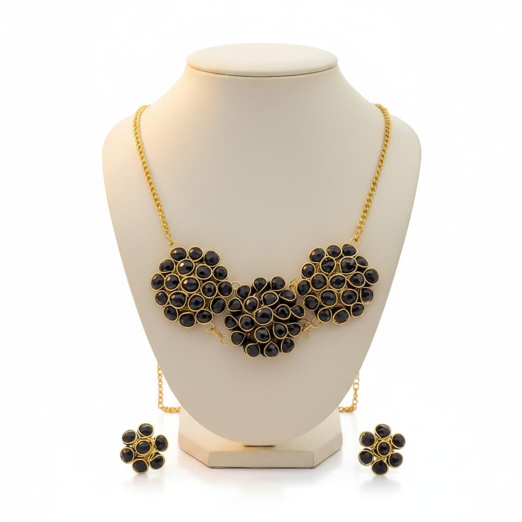 Noirbloom Statement Necklace Set