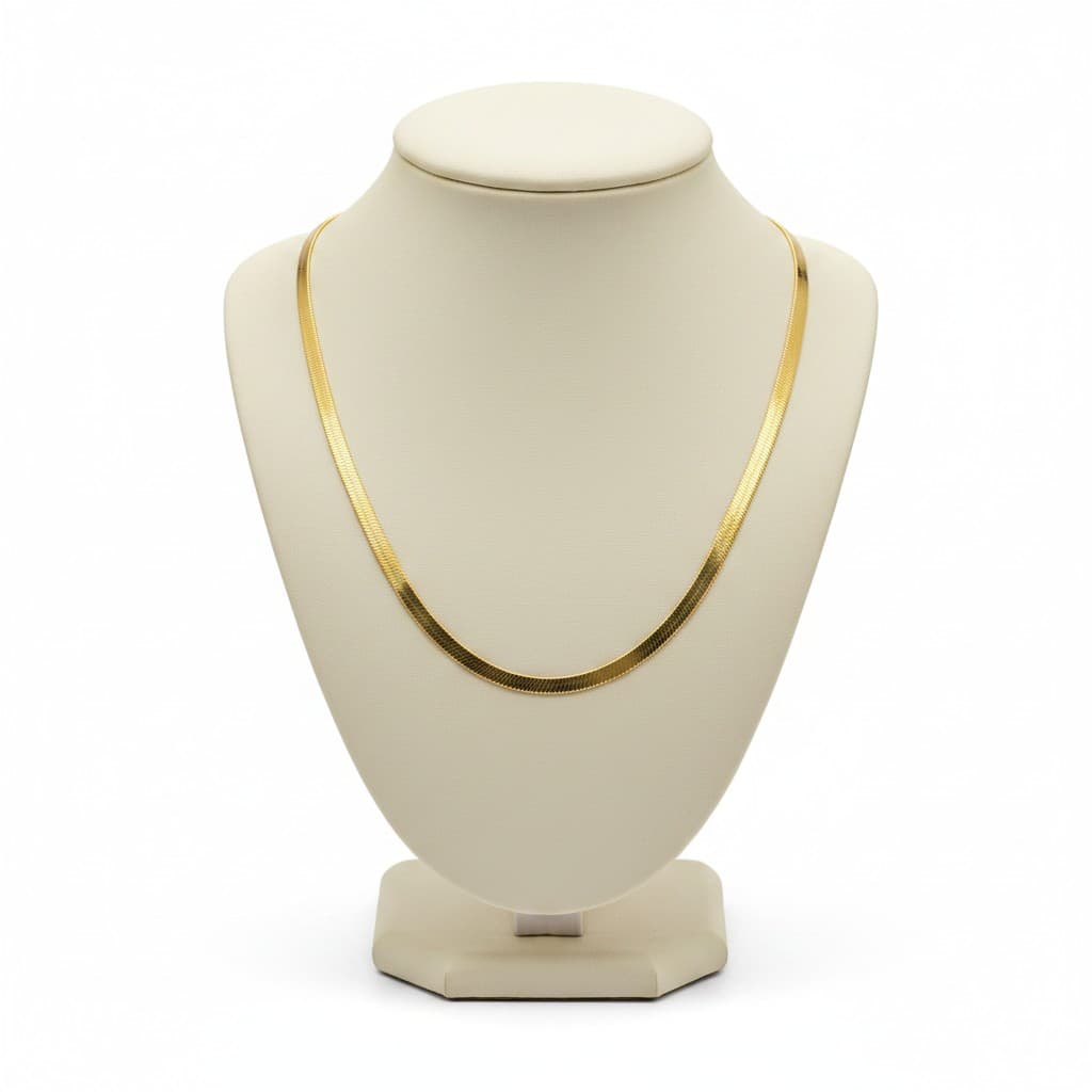 Sleek Curve Herringbone Chain