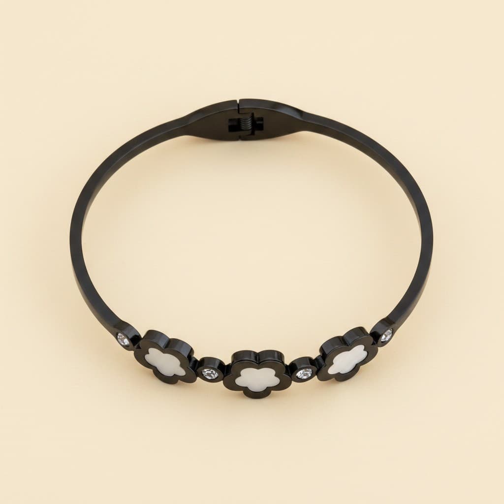 Midnight Bloom Elegance Bracelet