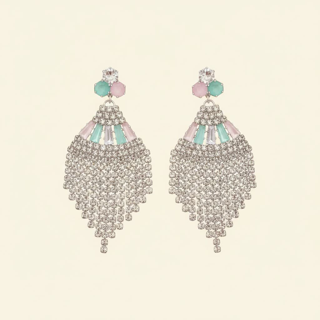 Dusk Mirage Cascading Earrings