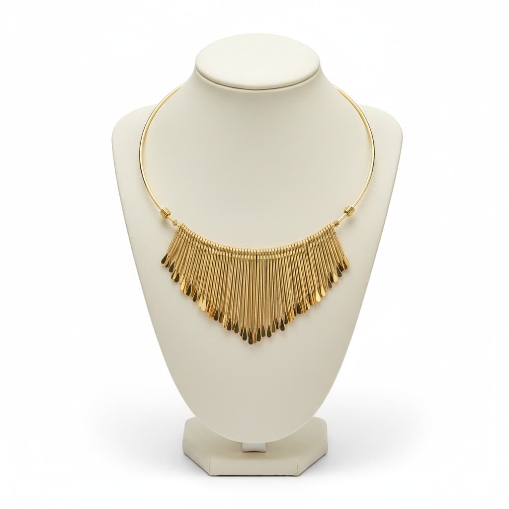 Cascade Fringe Collar Necklace
