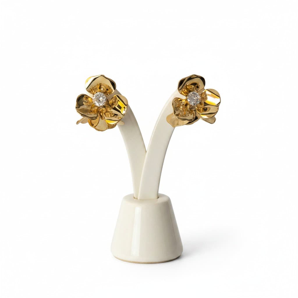 Blush Bloom Stud Earrings