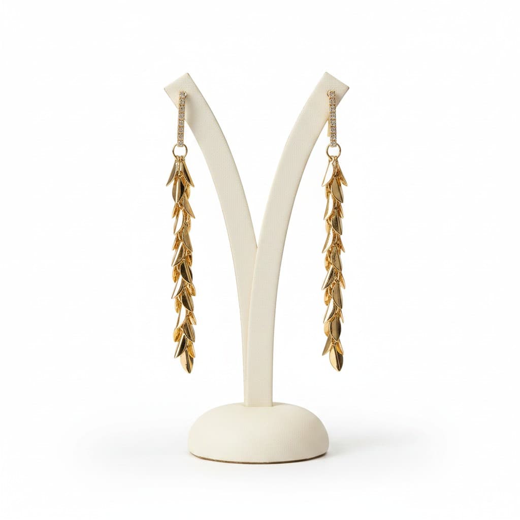 Verdara Cascade Leaf Earrings