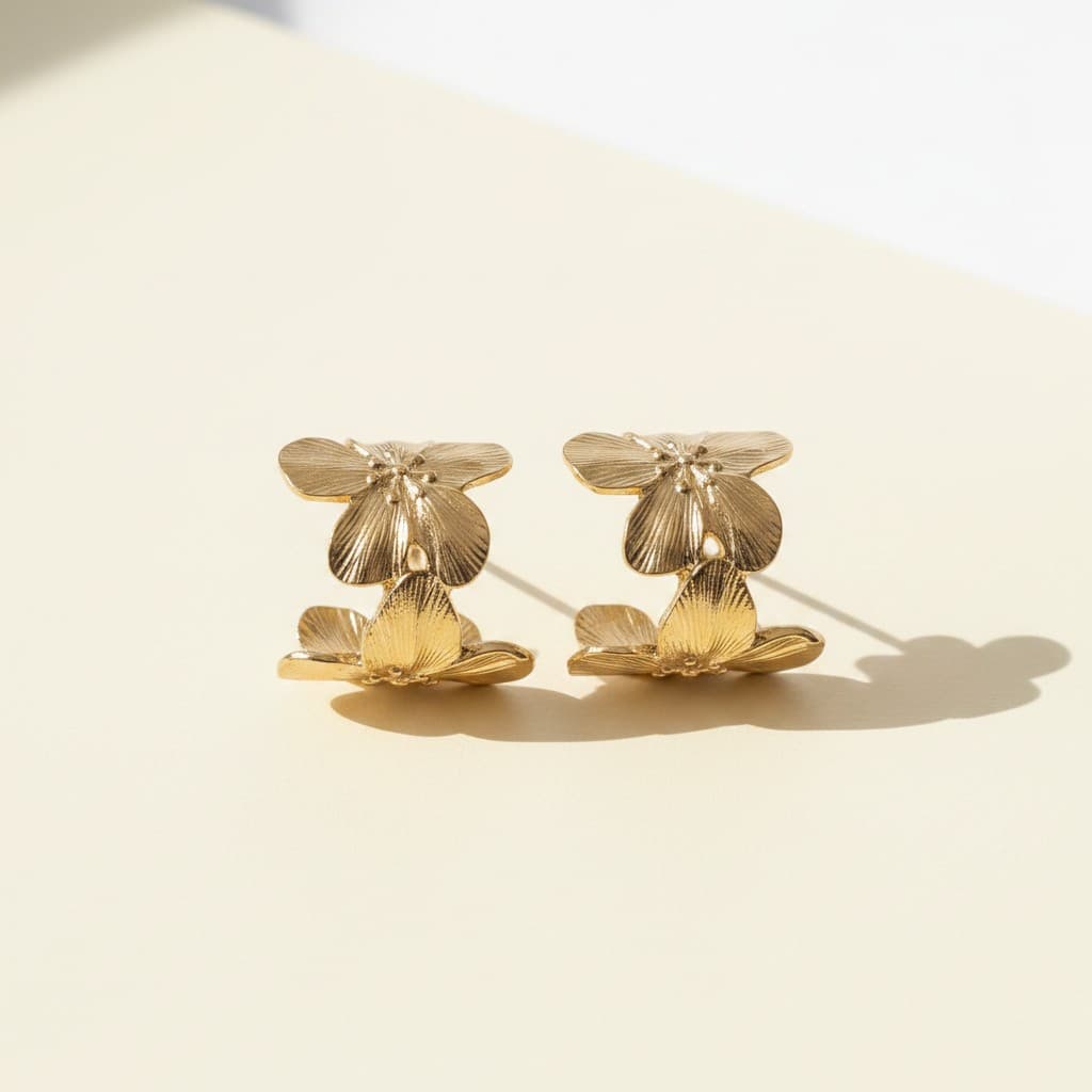 Petal Embrace Hoops
